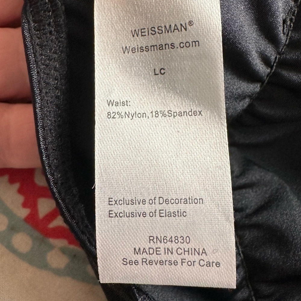 Weissman Girls Black High Waist Fringe Shorts Size Large 12/14 - Picture 4 of 7